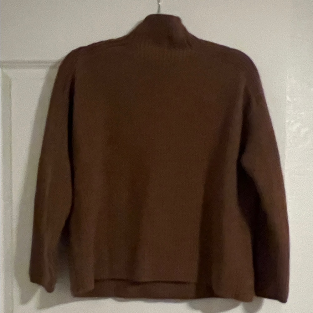Mango Brown Turtleneck Sweater View 3